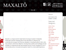 Tablet Screenshot of maxaltofashion.com